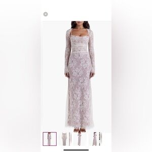 House of CB Sheer Mesh Dress